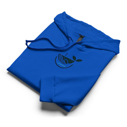 Whale Whisper adidas fleece hoodie