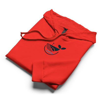 Whale Whisper adidas fleece hoodie