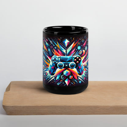 Gamer's Black Glossy Mug