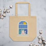 Cat & House Eco Tote Bag
