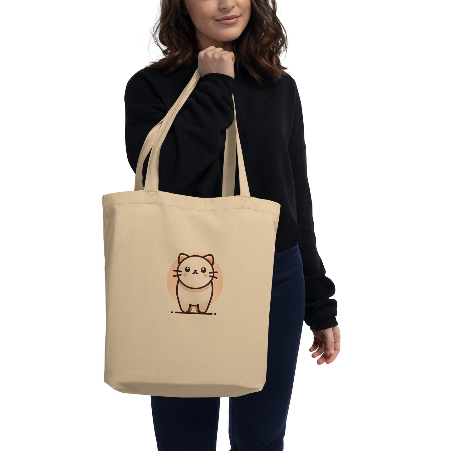 Sunset Kitty Eco Tote Bag