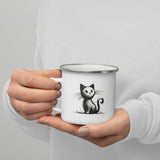 I'm a Black Cat! Enamel Mug