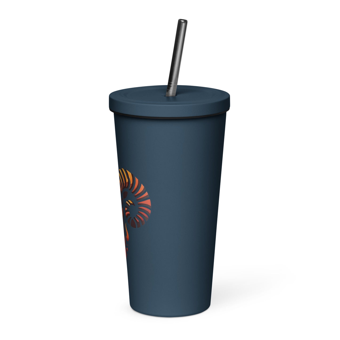 Dux Insulated tumbler with a straw