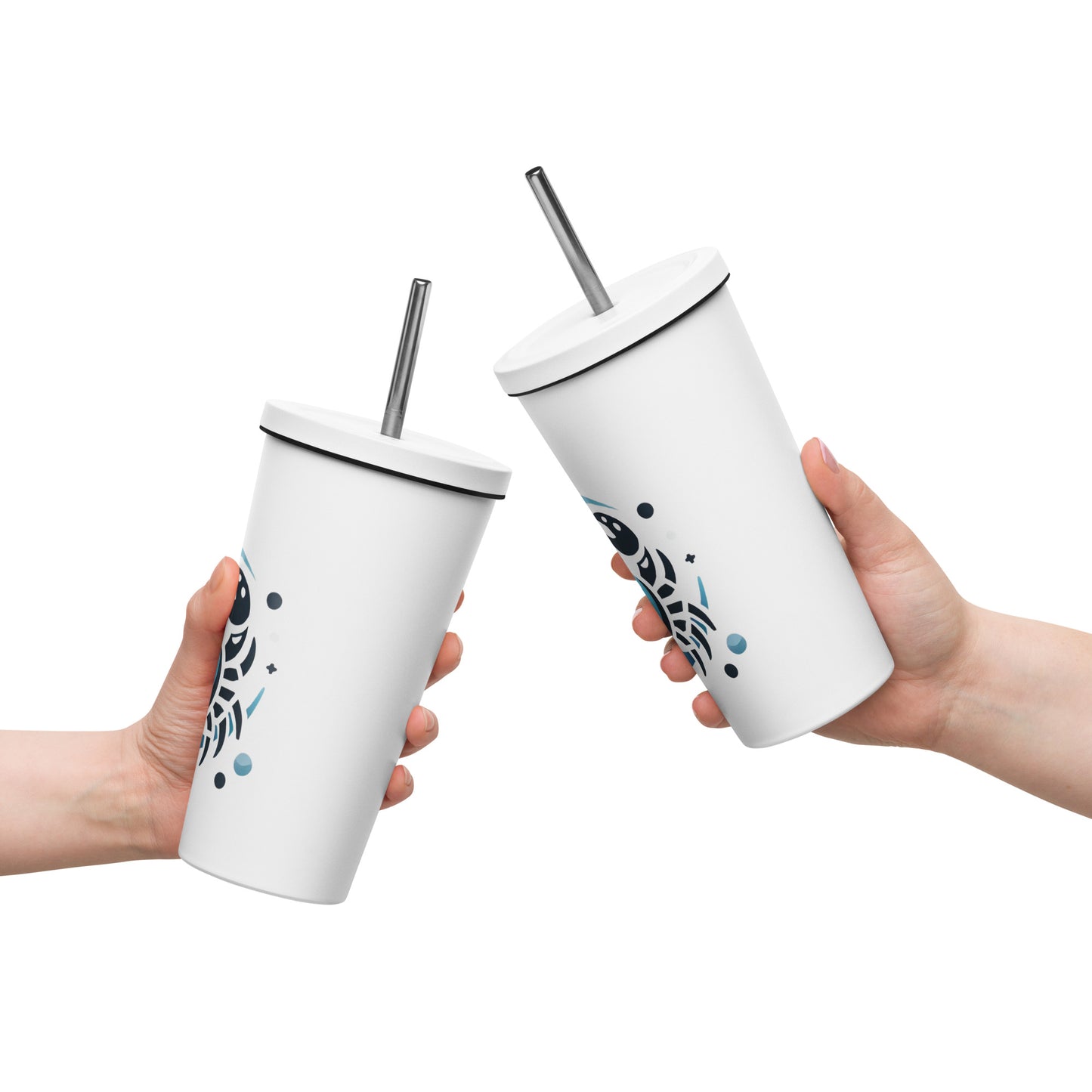 Empathia Insulated tumbler with a straw