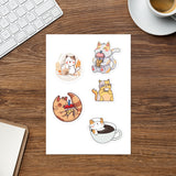 Cat House Sticker sheet