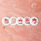 Strawberry Collection  pin buttons