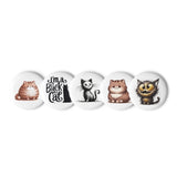 My Cat Collection! Set of pin buttons