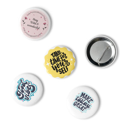 Daily Motivational Pin Buttons