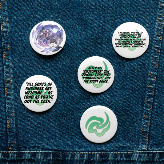 Sampo Koski set of pin buttons