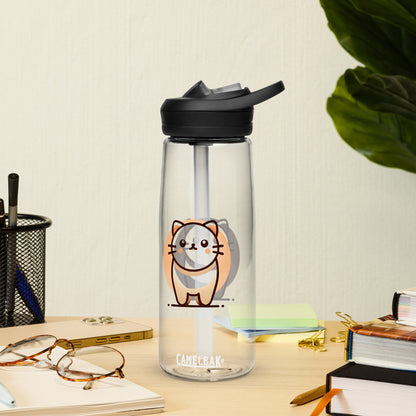 Sunset Kitty Sports water bottle