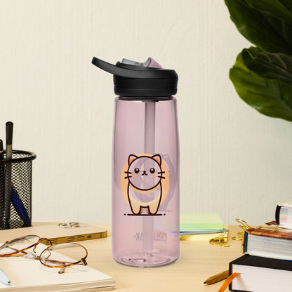 Sunset Kitty Sports water bottle