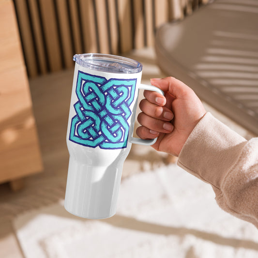 Celtic knots Travel mug with a handle