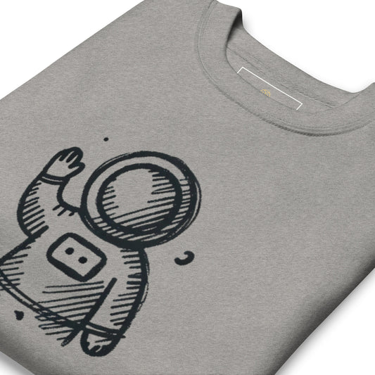 Space Cadet: Lost in the Grocery Aisle Unisex Premium Sweatshirt