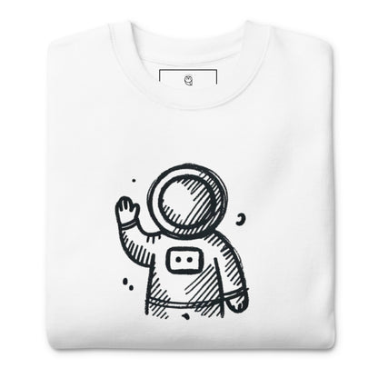 Space Cadet: Lost in the Grocery Aisle Unisex Premium Sweatshirt