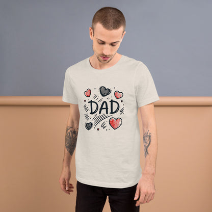 Dad with Love! Unisex t-shirt