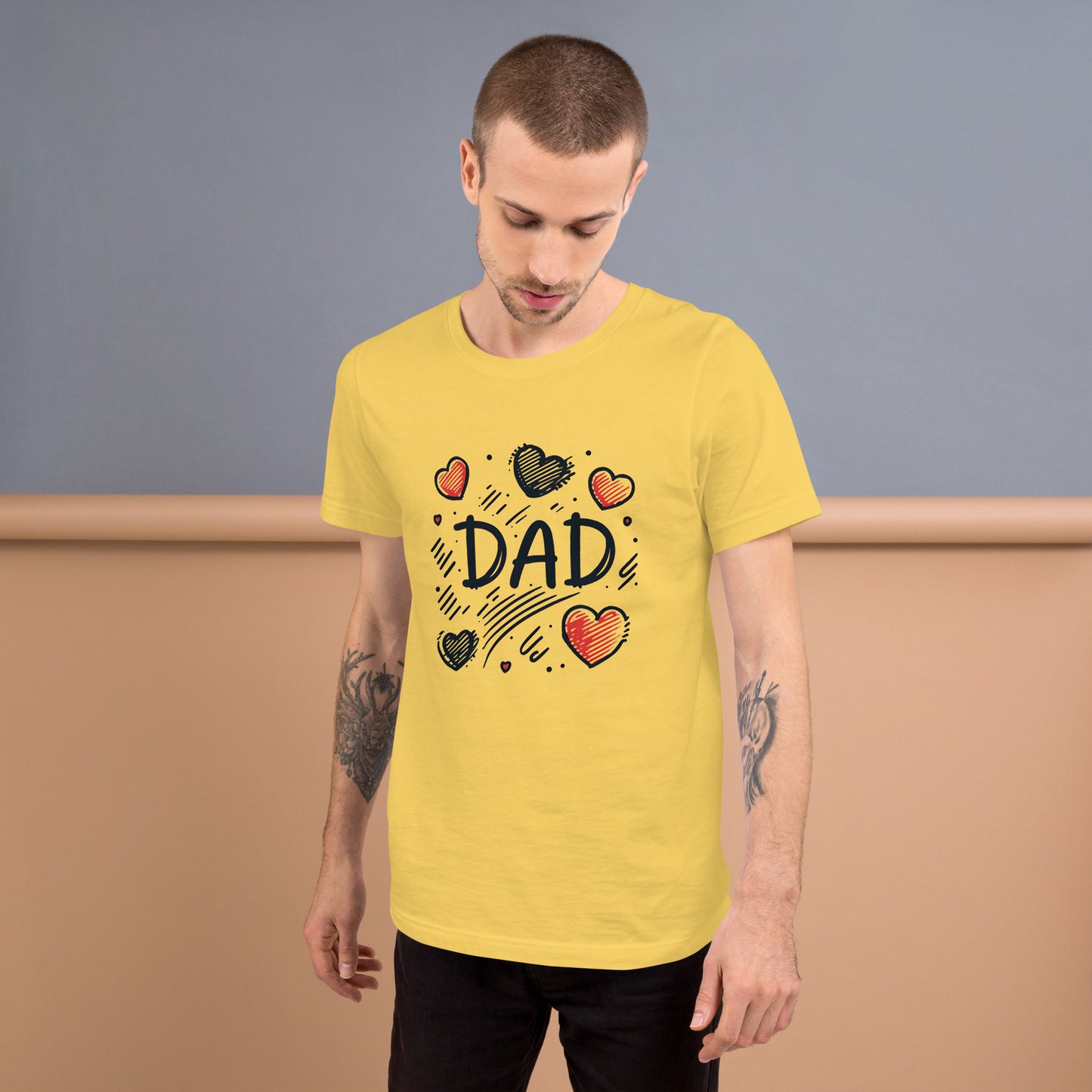 Dad with Love! Unisex t-shirt
