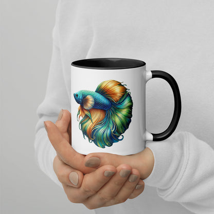Aurora Finn Mug with Color Inside