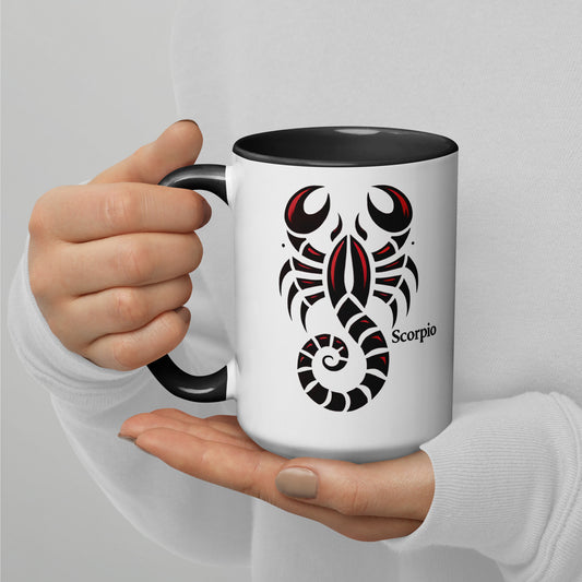 Scorpio Mug with Color Inside