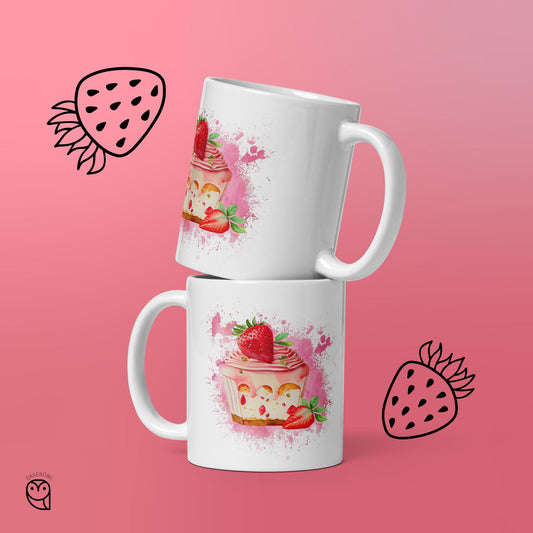 Strawberry cheese Cupcake Mug!
